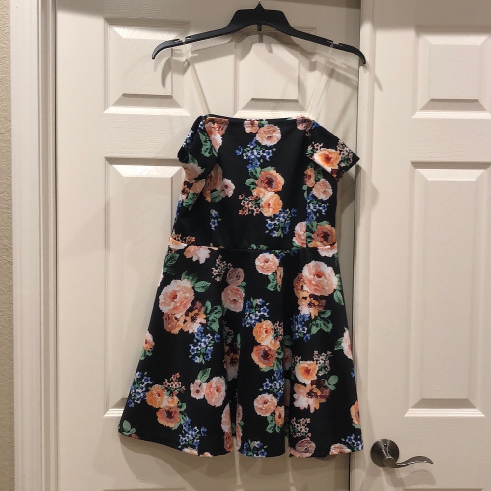Off the Shoulder Rose Dress